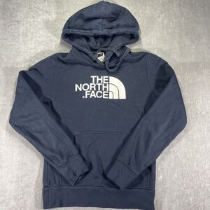 The North Face Hoodie‎ Women’s Half Dome Pullover Black Graphic Logo Extra Small